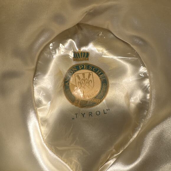 VTG Anton Peschel Dinkelsbuhl Germany Olive green Felt Fedora Hat Size unknown - Picture 6 of 11